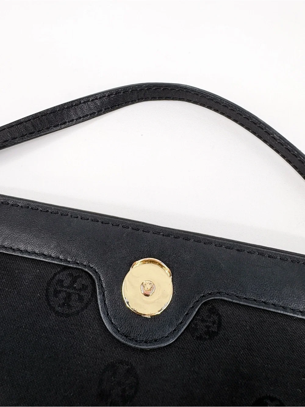 TORY BURCH Alexa Combo Quilted Black Leather Crossbody Bag